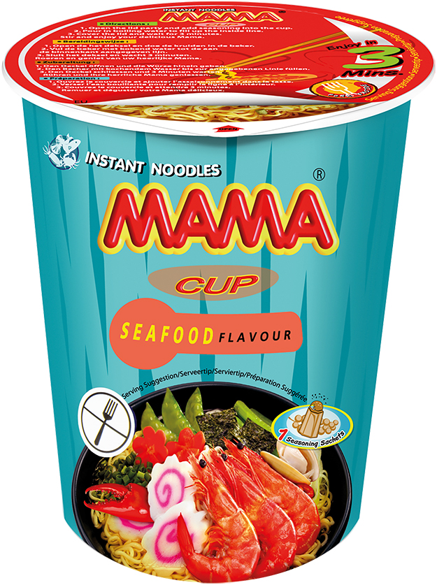 Mama Seafood Flavor Cup 70 g