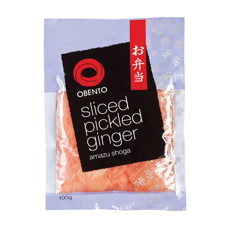 OBENTO Sliced Pickled Ginger Pink 100g