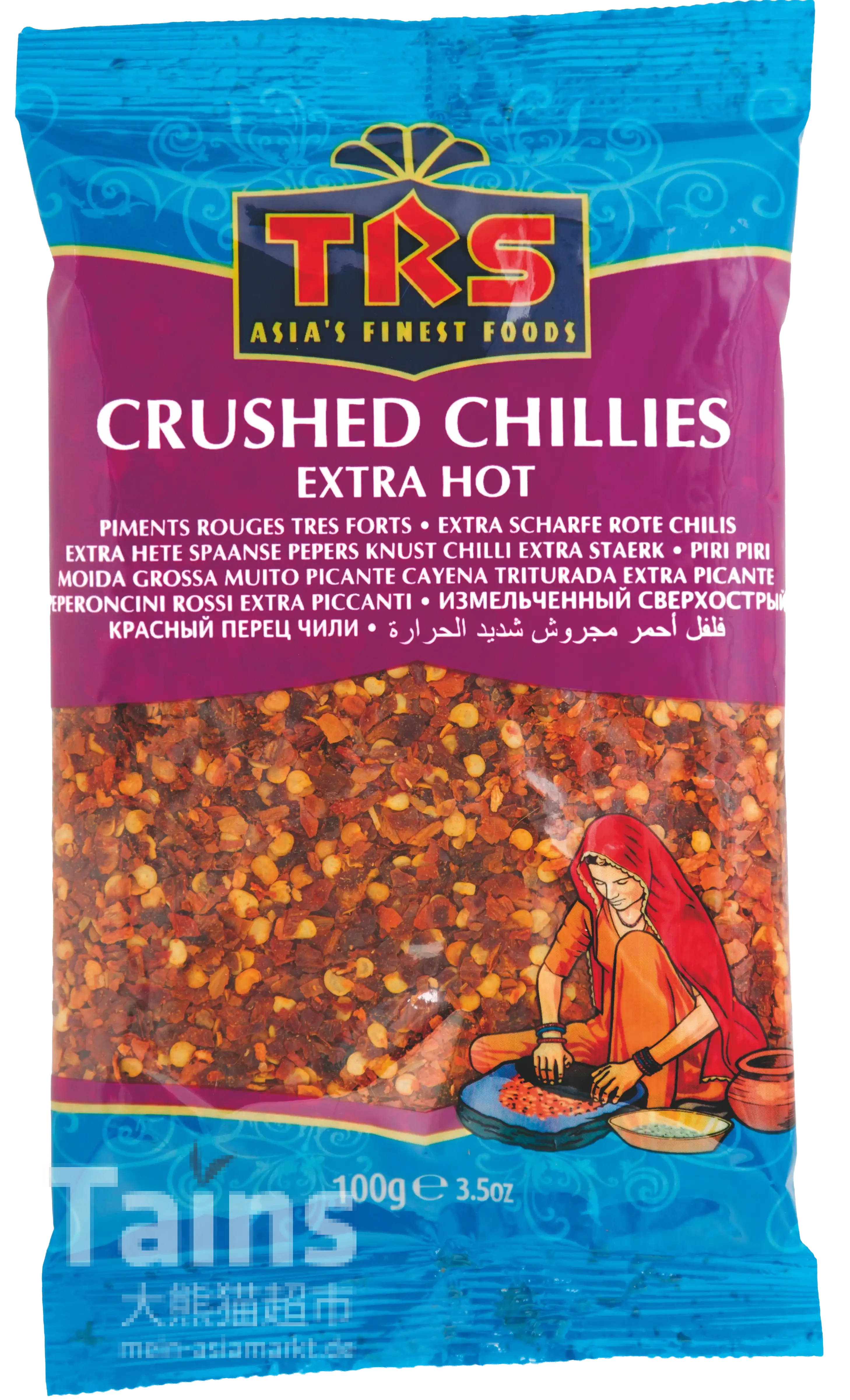 TRS Zerstoßene Chilis Extra scharf 100g