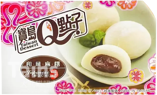 Q Rote-Bohnen-Mochi 210g