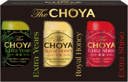 CHOYA Umeshu Pio 3er 17% 3x50ml