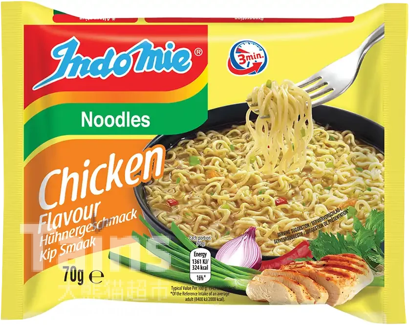 INDOMIE CHICKEN NOODLES              70G