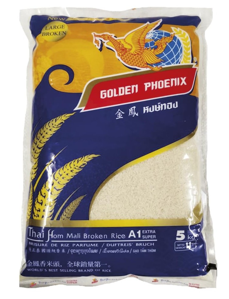 GOLDENPHOENIX Jasminreis Bruch 5kg