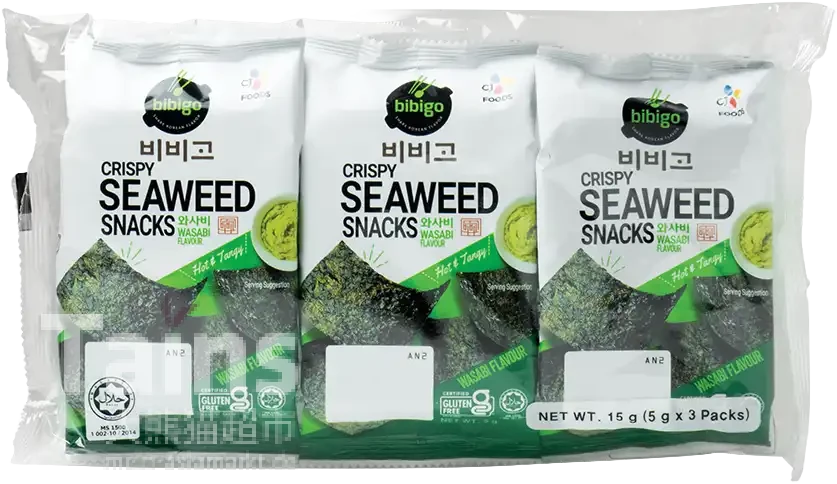 BIBIGO Seetang Wasabi 15g