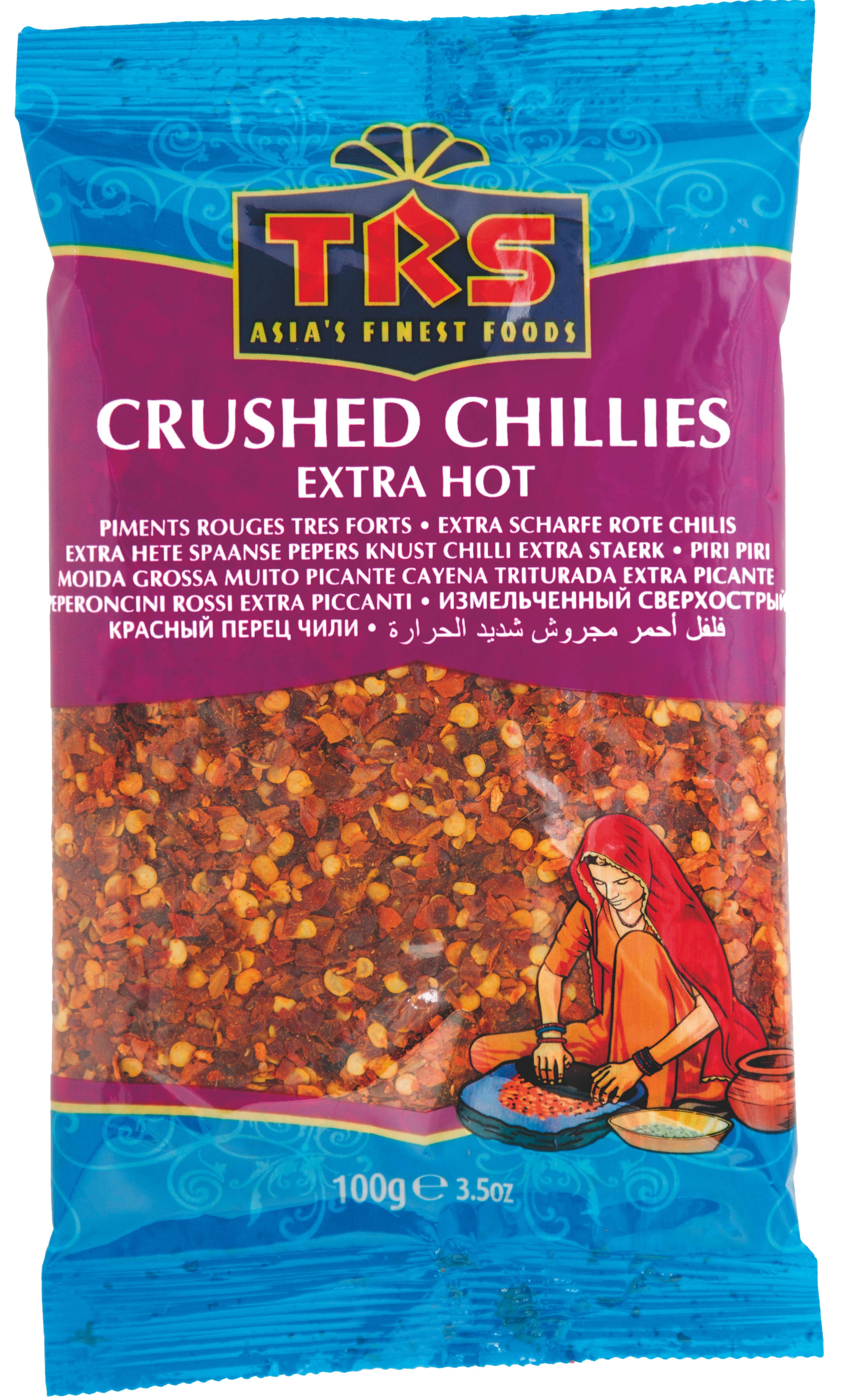 TRS Zerstoßene Chilis Extra scharf 100g