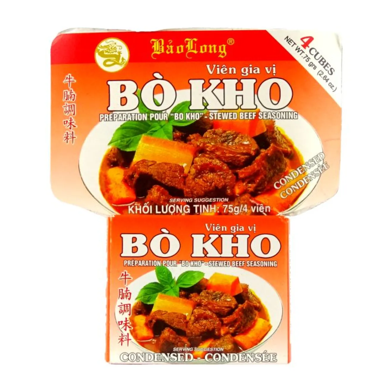 BAO LONG Bouillonwürfel Bo Kho 75g