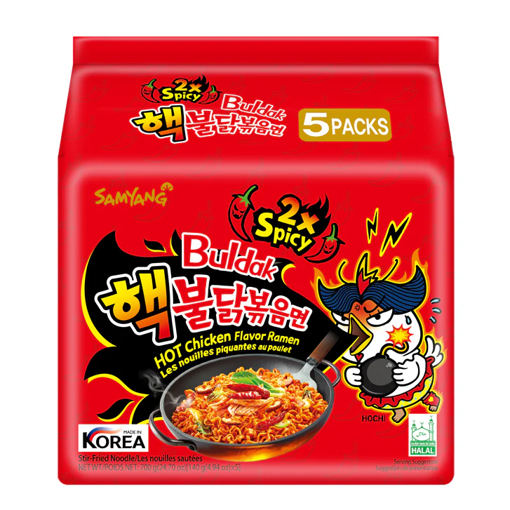SAMYANG Hot Chicken Spicy 5x140g