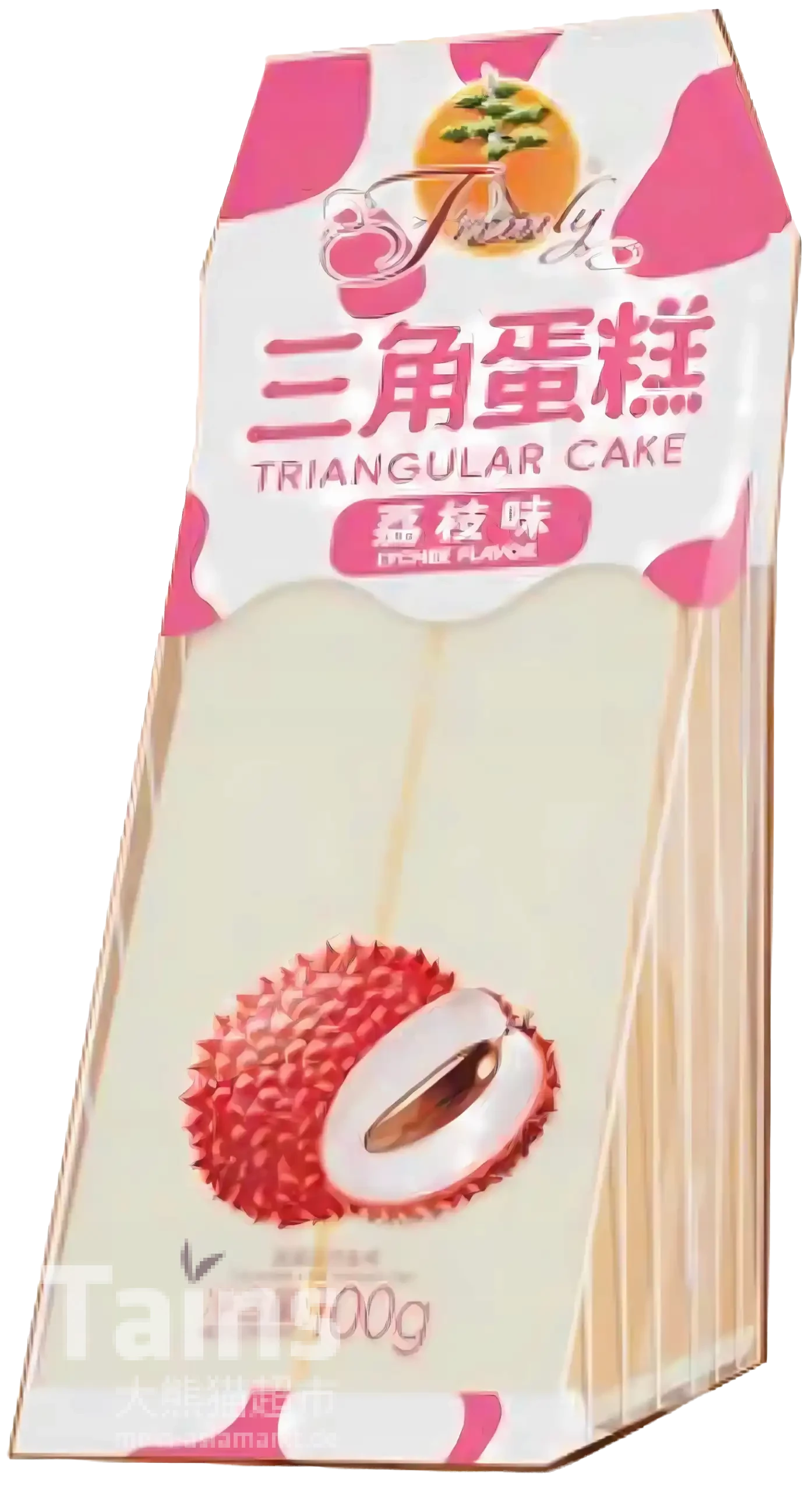 Lex Jazz Triangular Cake Lychee 100 g 