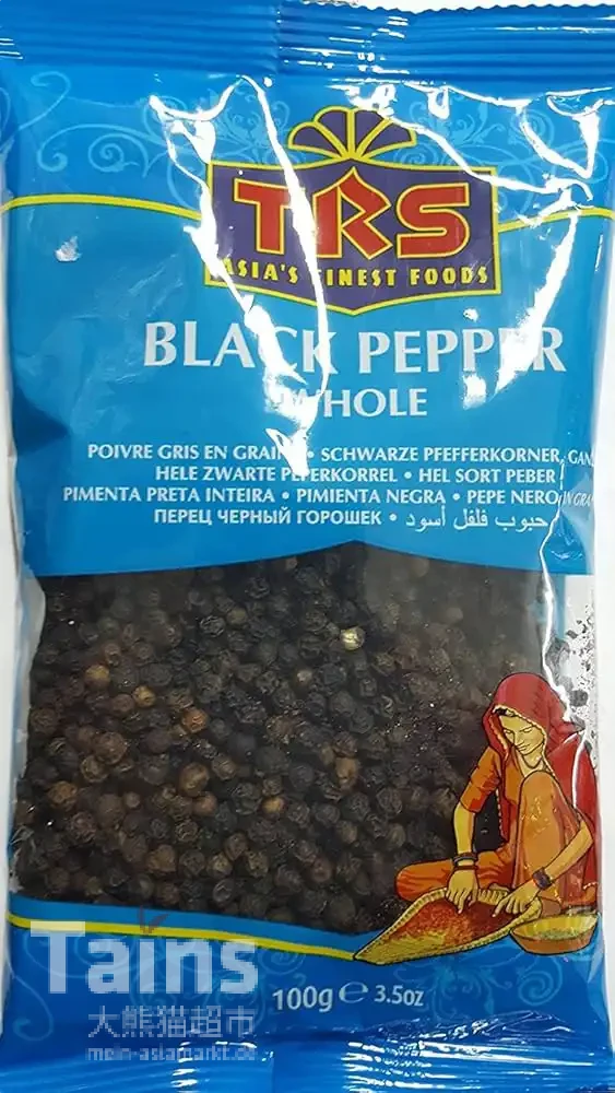 TRS Ganzer Schwarzer Pfeffer 100g