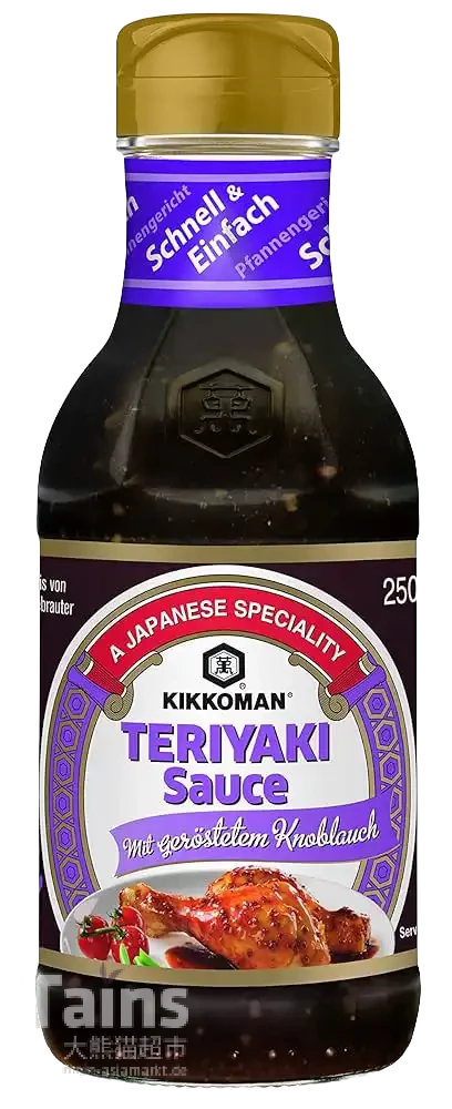 KIKKOMAN TERIYAKI WOK ROASTED GARLIC 250ML