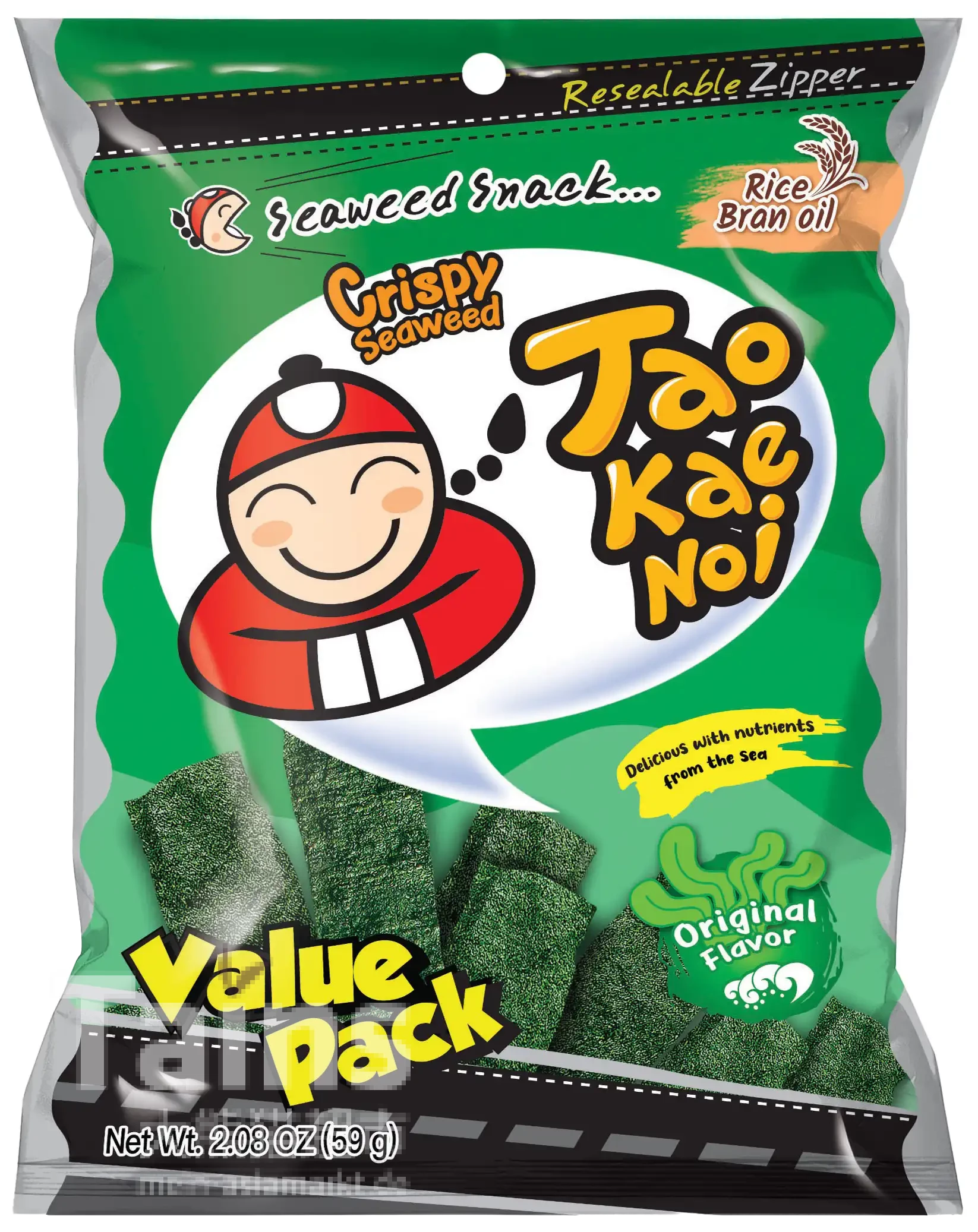 TAOKAENOI Seetangsnack Original 59g