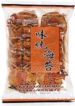 BINBIN Seetang Scharfe Reiscracker 135g