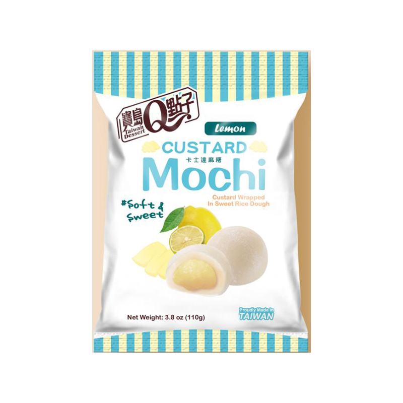 Q Custard Mochi Zitronengeschmack 110g