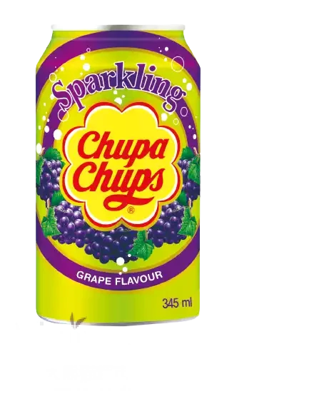 CHUPA CHUPS Traum Traube Creme Sprudel. 345ml