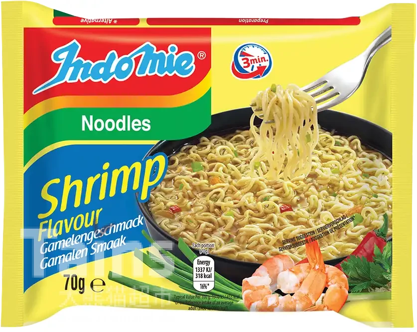 INDOMIE SHRIMP NOODLES                  70G