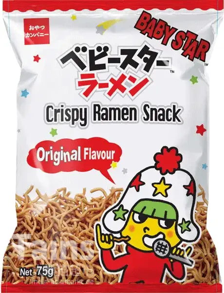 BABY STAR Crispy Ramen Snack Original Hoso 75g
