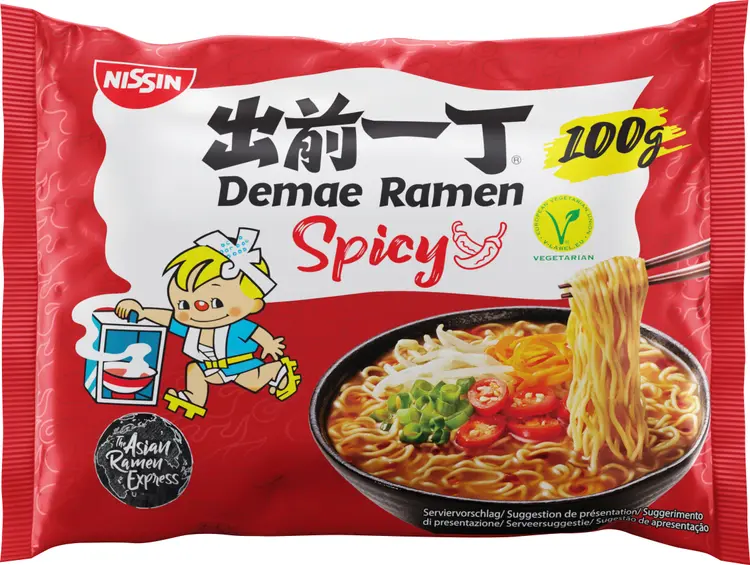 NISSIN Demae Ramen Scharf 100g