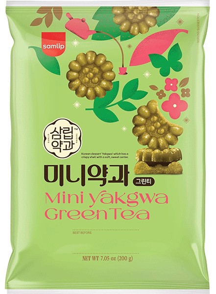 Samlip Mini Yakgwa Kekse Grüner Tee 200 g