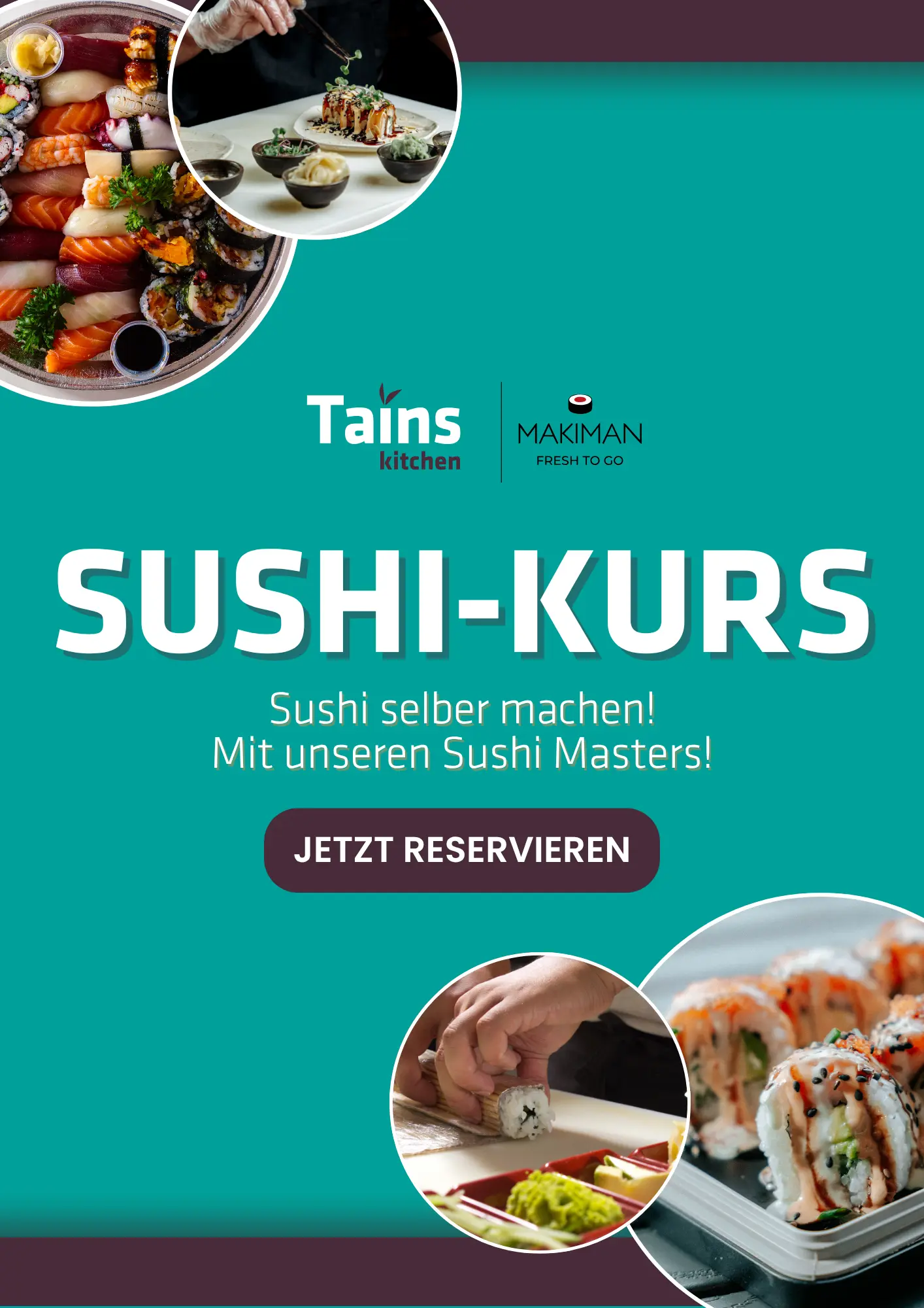 Sushi Kurs Banner- E-Commerce