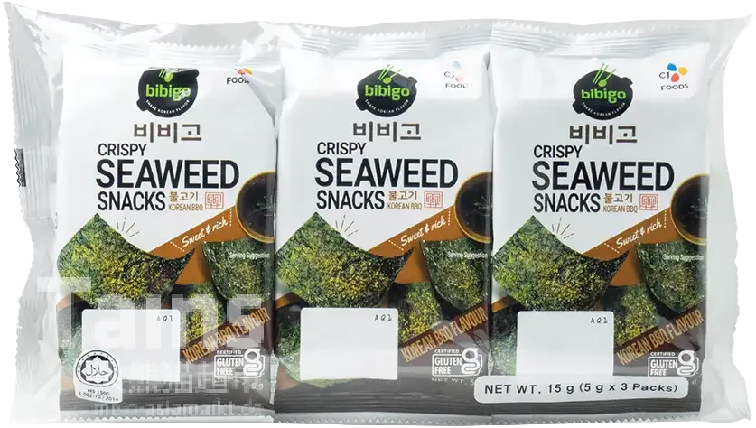 BIBIGO Seetang Snack BBQ 15g