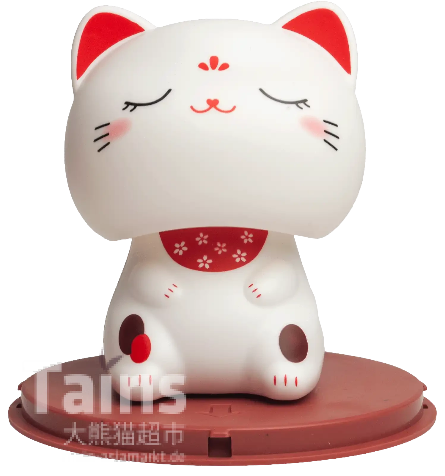 Glückskatze Solar „Kawaii“ Augen zu (1 St.)