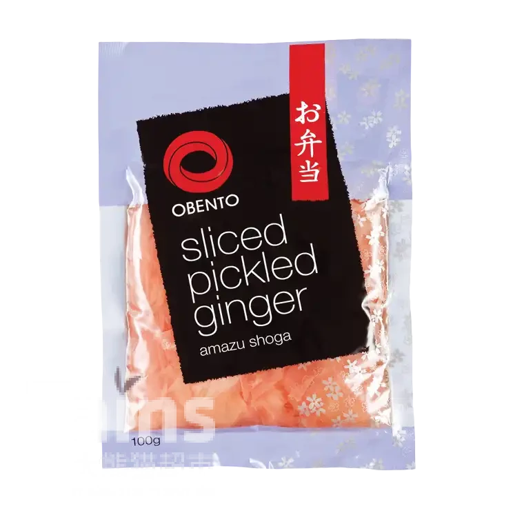 OBENTO Sliced Pickled Ginger Pink 100g