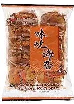 BINBIN Seetang Scharfe Reiscracker 135g