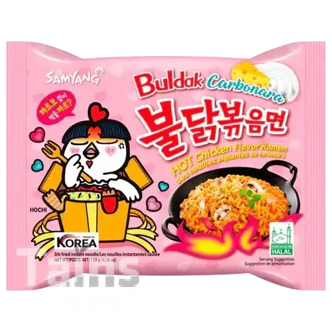 SAMYANG HOT CHICKEN CARBO              130G