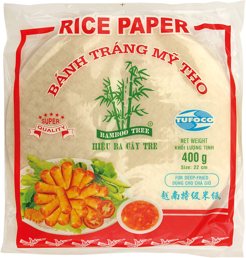 BAMBOO TREE Reispapier zum Frittieren 22cm 400g