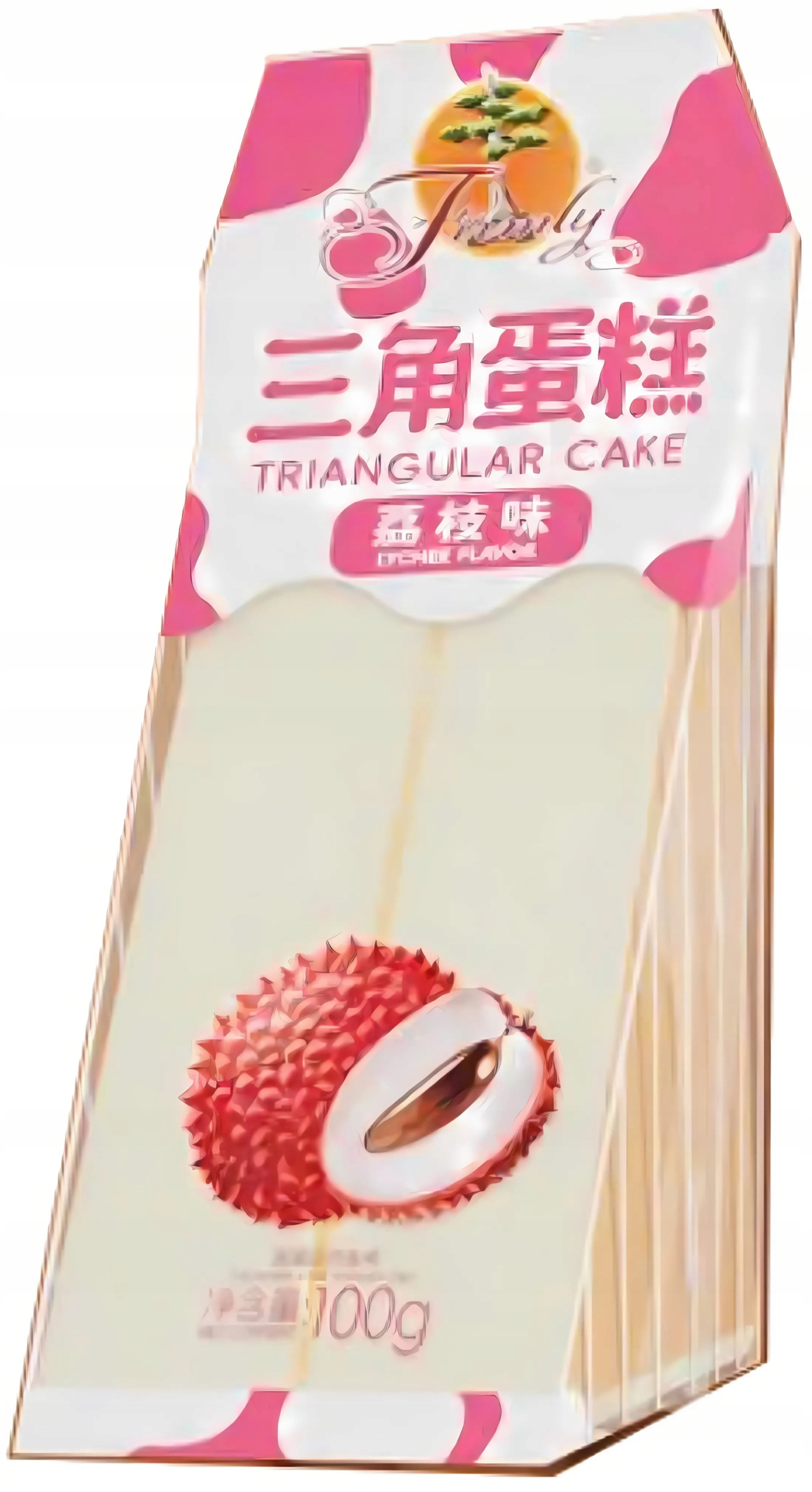 Lex Jazz Triangular Cake Lychee 100 g 