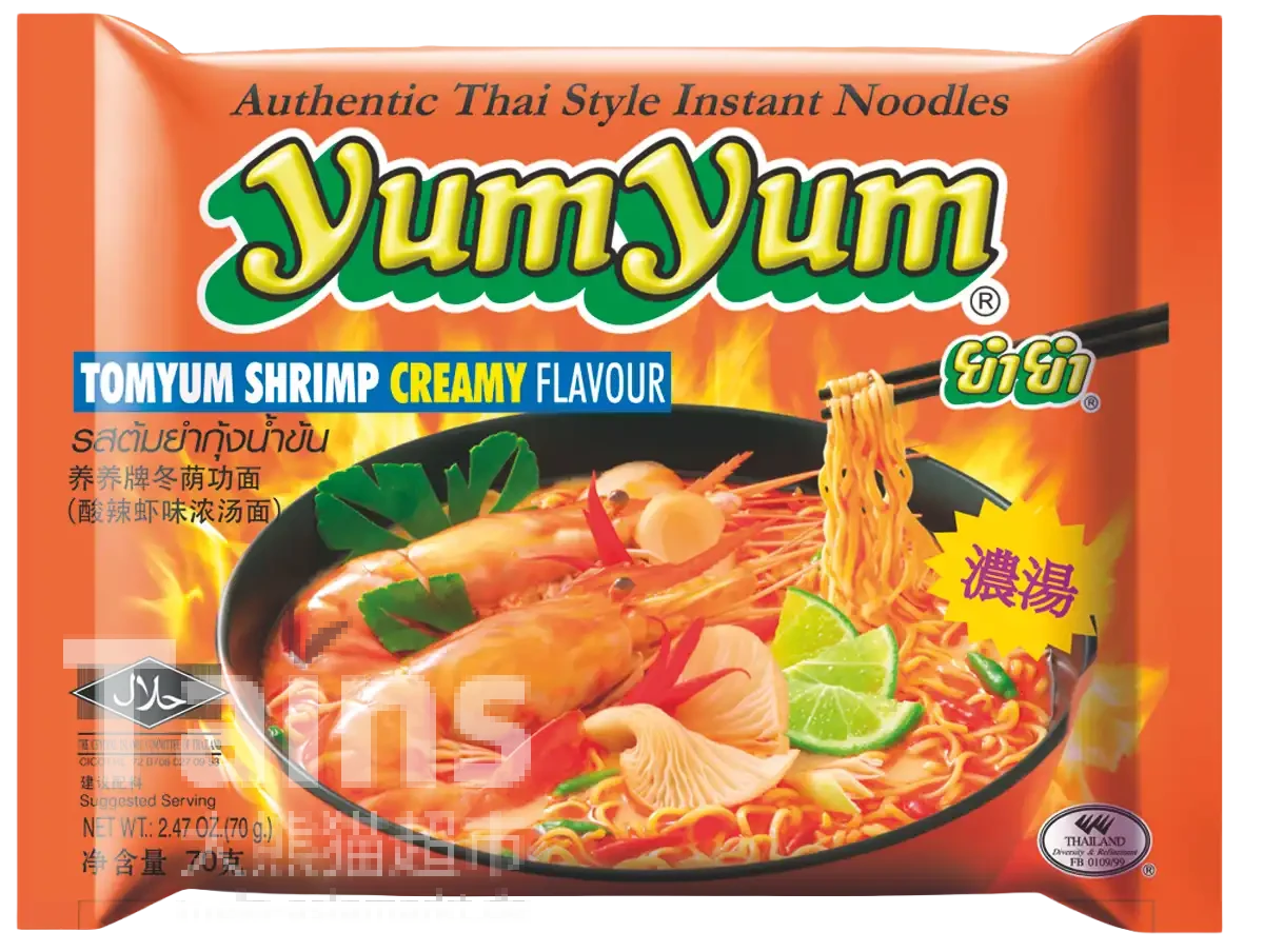 YUM YUM TOMYUM SHRIMP CREAMY  70G