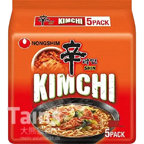 Nongshim Shin Kimchi Ramyun 5 × 120 g 