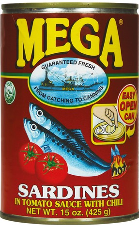 MEGA Sardinen Tom.Sauce Chili 425g