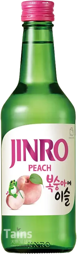 JINRO Soju Peach 13 % 350 ml