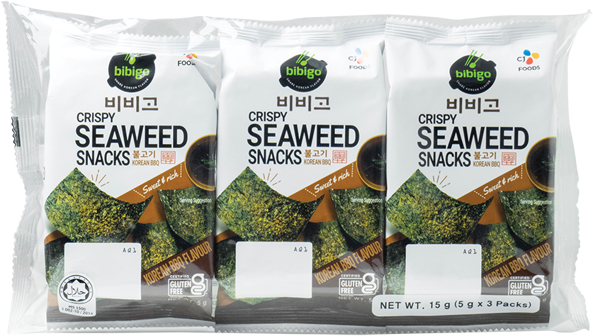 BIBIGO Seetang Snack BBQ 15g
